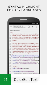 QuickEdit Text Editor app screenshot 1