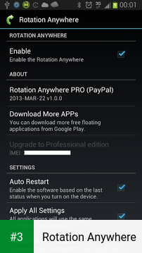 Rotation Anywhere app screenshot 3