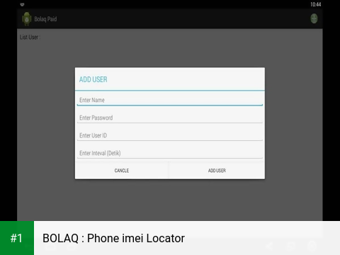 BOLAQ : Phone imei Locator app screenshot 1