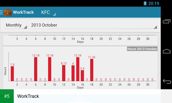 WorkTrack app screenshot 5