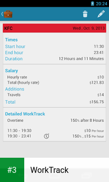 WorkTrack app screenshot 3