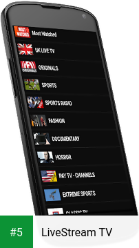 LiveStream TV app screenshot 5