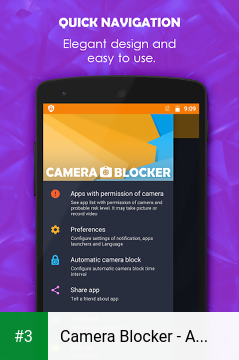 Camera Blocker - Anti Spyware app screenshot 3