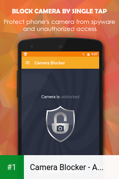 Camera Blocker - Anti Spyware app screenshot 1