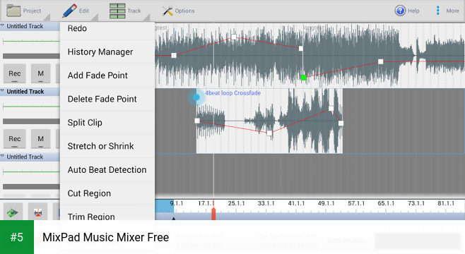 MixPad Music Mixer Free app screenshot 5