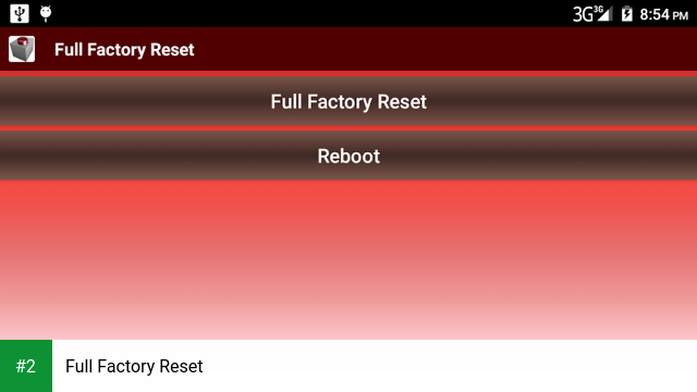 Full Factory Reset apk screenshot 2