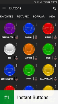 Instant Buttons app screenshot 1