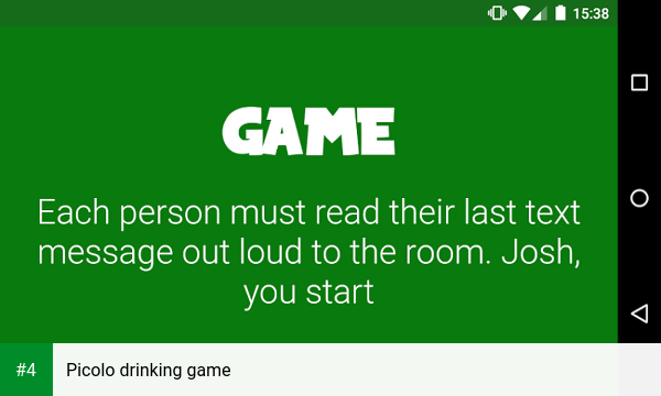 Picolo drinking game apk screenshot 4
