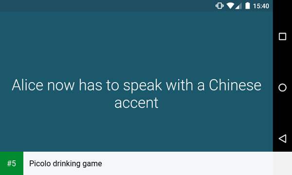 Picolo drinking game app screenshot 5