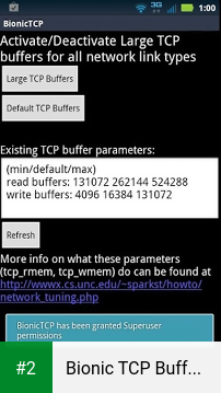 Bionic TCP Buffer Tweak apk screenshot 2