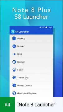 Note 8 Launcher apk screenshot 4