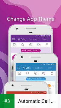 Automatic Call Recorder Pro 2017 app screenshot 3