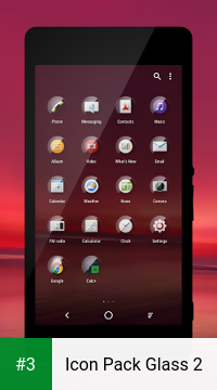 Icon Pack Glass 2 app screenshot 3