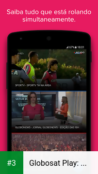 Globosat Play: Programas de TV app screenshot 3