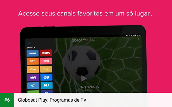 Globosat Play: Programas de TV apk screenshot 6