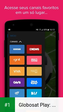 Globosat Play: Programas de TV app screenshot 1