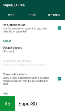 SuperSU app screenshot 5