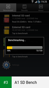A1 SD Bench app screenshot 3