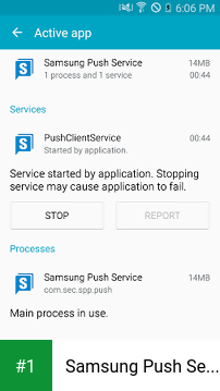 Samsung Push Service app screenshot 1