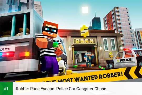 Robber Race Escape  Police Car Gangster Chase app screenshot 1