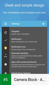 Camera Block - Anti spy-malware app screenshot 5