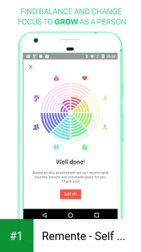 Remente - Self Improvement app screenshot 1