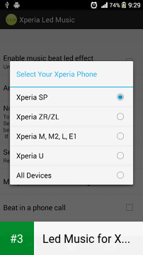 Led Music for Xperia app screenshot 3