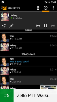Zello PTT Walkie Talkie app screenshot 5