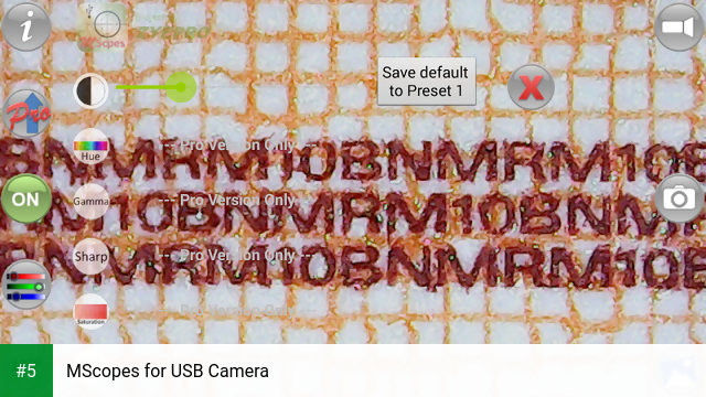 MScopes for USB Camera app screenshot 5