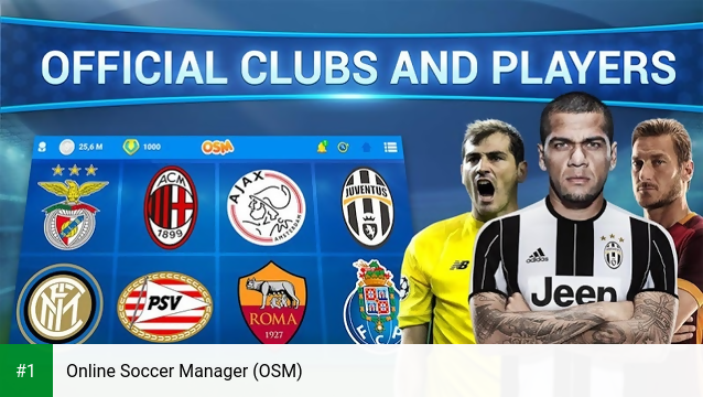 Online Soccer Manager (OSM) app screenshot 1