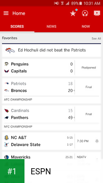 ESPN app screenshot 1