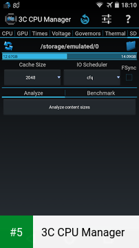 3C CPU Manager app screenshot 5