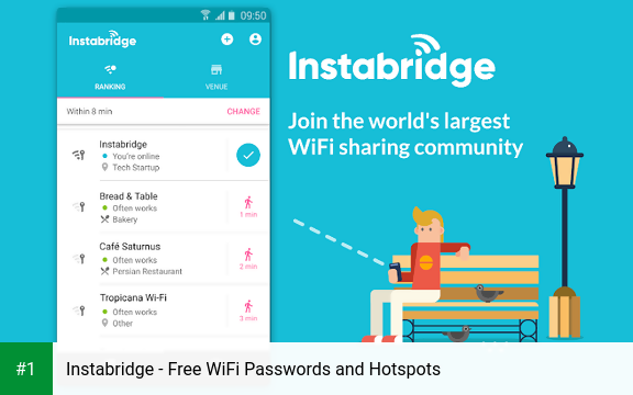 Instabridge - Free WiFi Passwords and Hotspots app screenshot 1