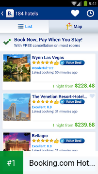 Booking.com Hotels & Vacation Rentals app screenshot 1