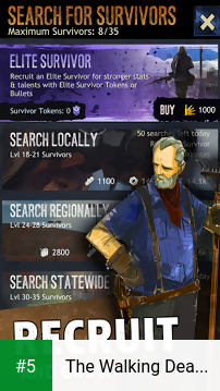 The Walking Dead: March To War app screenshot 5