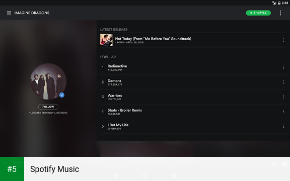 Spotify Music app screenshot 5