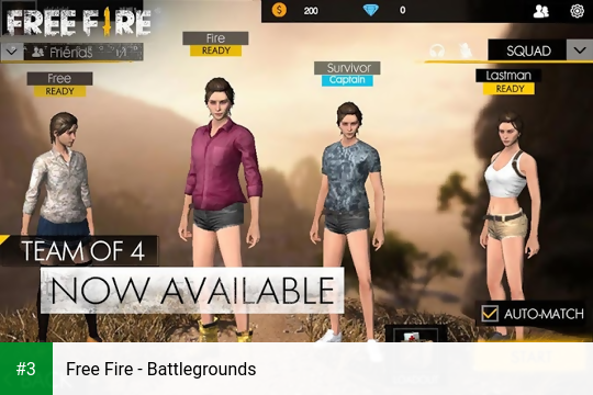 Free Fire - Battlegrounds app screenshot 3