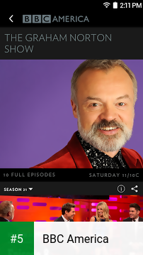 BBC America app screenshot 5
