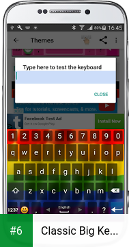 Classic Big Keyboard apk screenshot 6