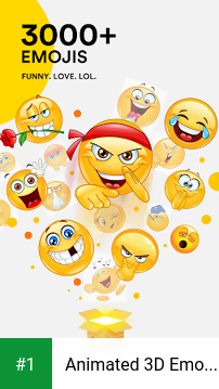 Animated 3D Emoji & New Adult Emoticons app screenshot 1
