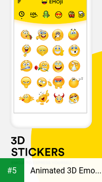 Animated 3D Emoji & New Adult Emoticons app screenshot 5