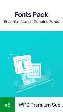 WPS Premium Subscription app screenshot 5