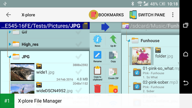 X-plore File Manager app screenshot 1