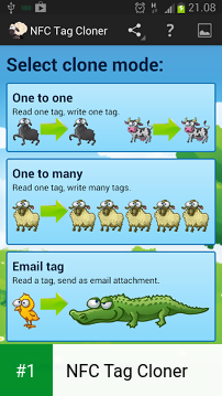 NFC Tag Cloner app screenshot 1