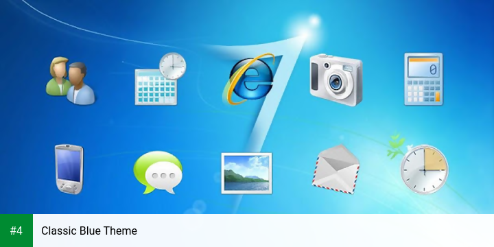 Classic Blue Theme apk screenshot 4