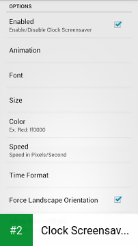 Clock Screensaver Free apk screenshot 2