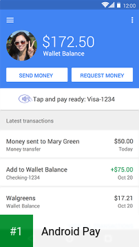 Android Pay app screenshot 1