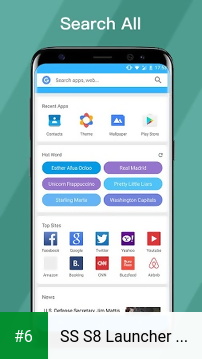 SS S8 Launcher for Galaxy S8 - Theme, Icon pack apk screenshot 6