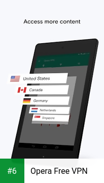Opera Free VPN apk screenshot 6