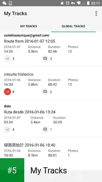 My Tracks app screenshot 5